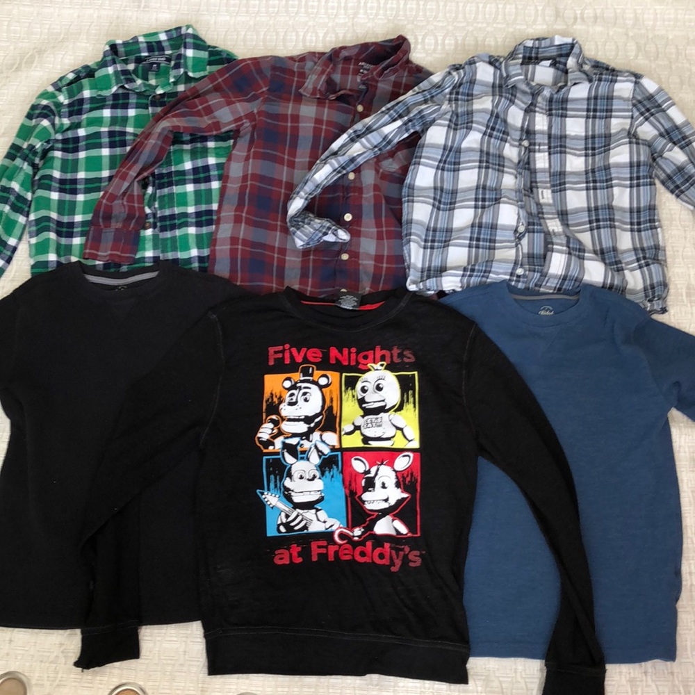 Boys Long sleeves top Lot Size 10-12